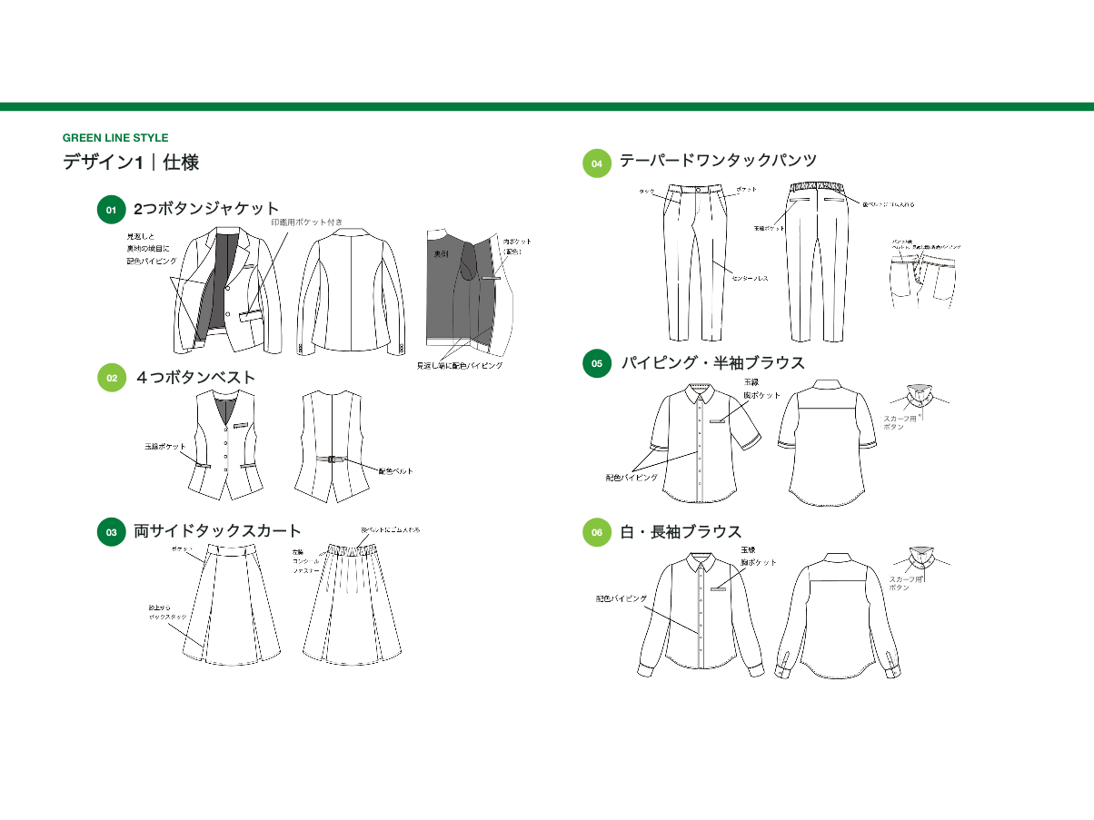 ユニフォームデザイン企画書 4ページ目